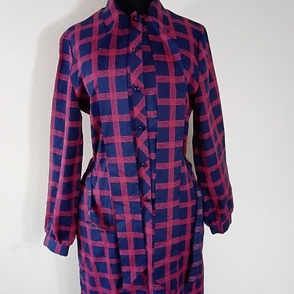 Vintage Miss Magnin Atl Magnin Made In USA Women Dress Size 12 - Picture 8 of 12